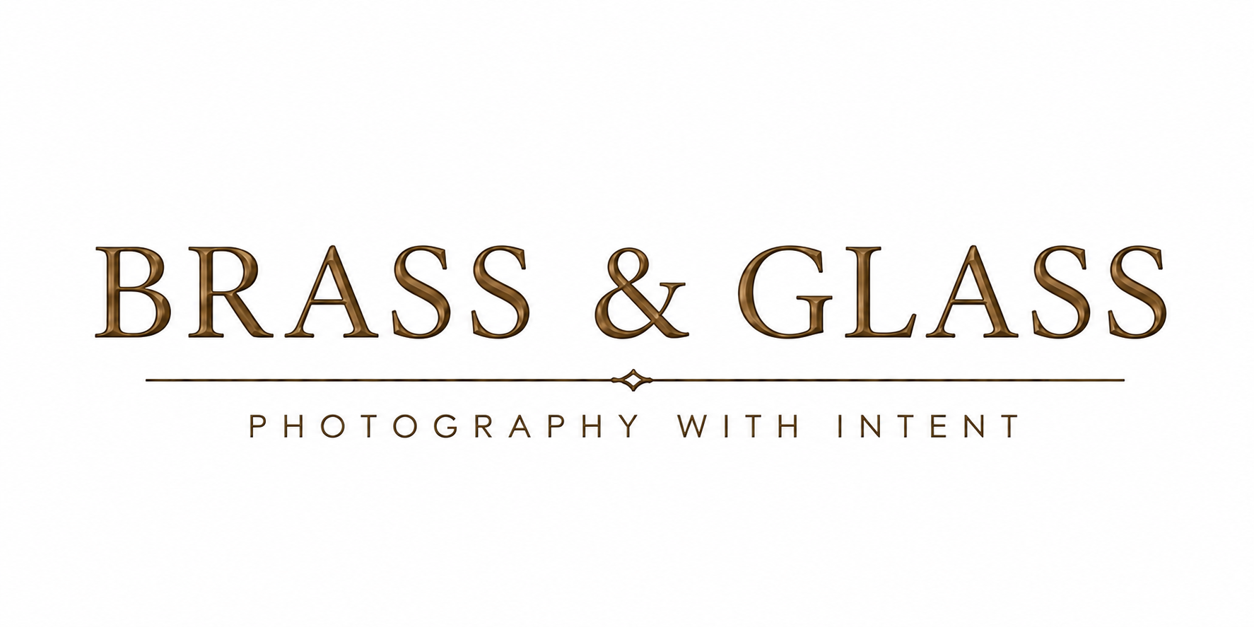 Brass & Glass wordmark